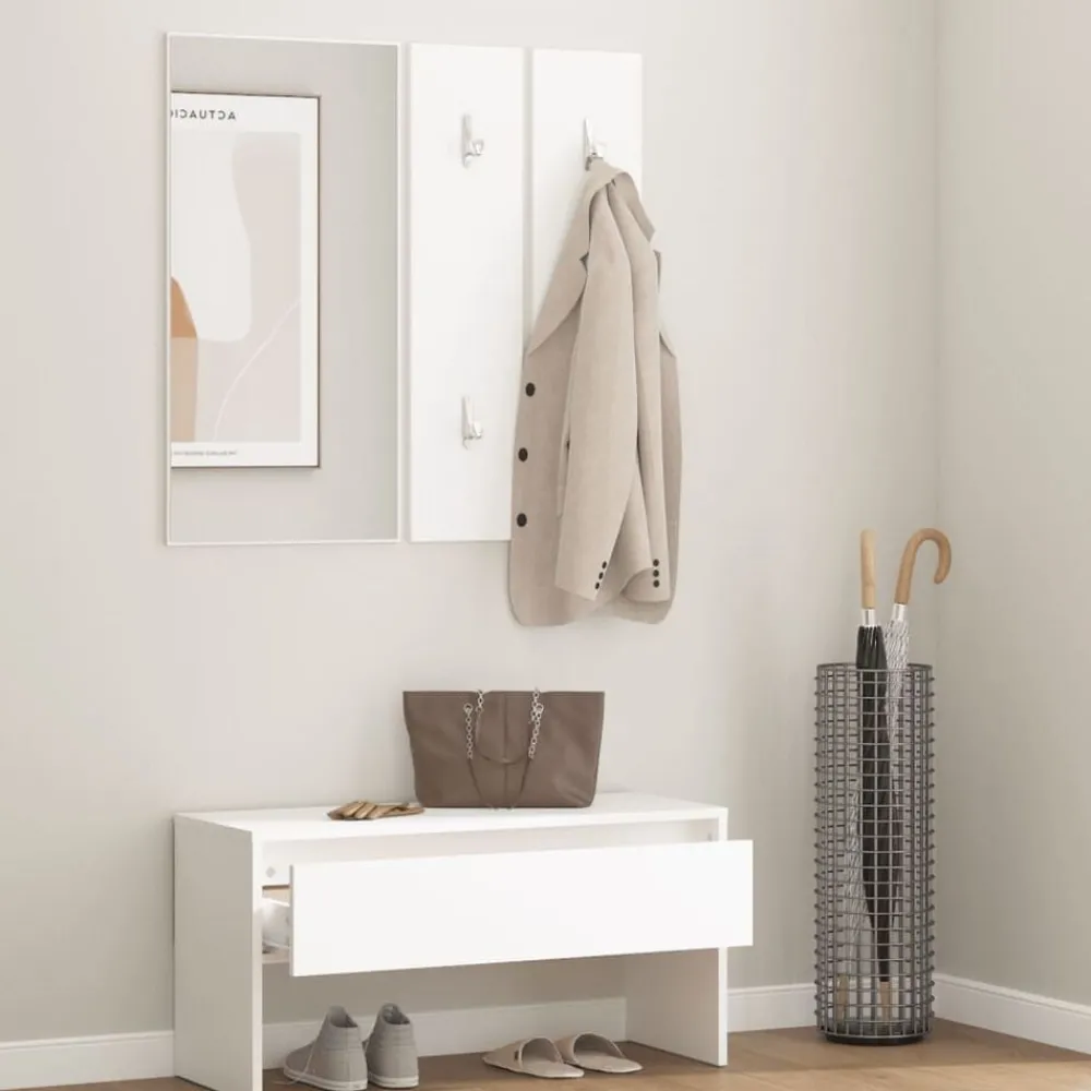 Garderobe set bewerkt hout>vidaXL Discount