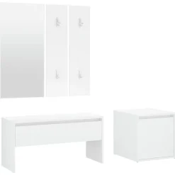 Garderobe set bewerkt hout>vidaXL