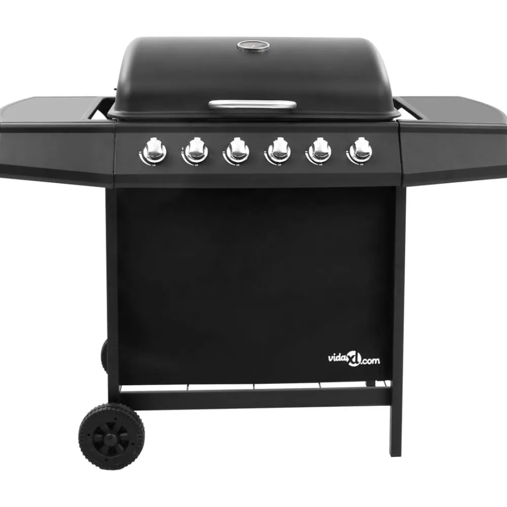 Gasbarbecue met 6 branders>vidaXL Outlet