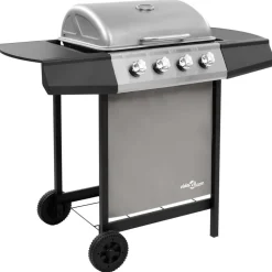Gasbarbecue met 4 branders kleurig>vidaXL Clearance