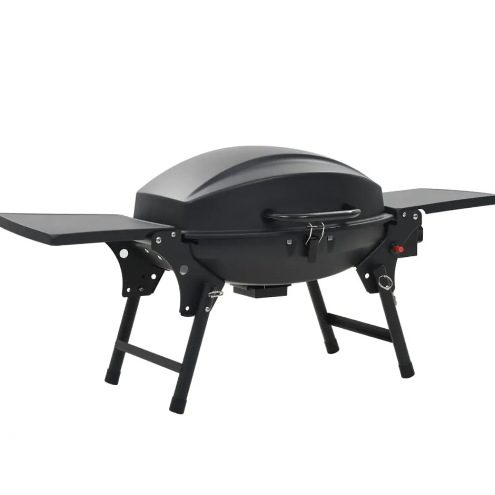 Gasbarbecue met kookzone zwart>vidaXL Online