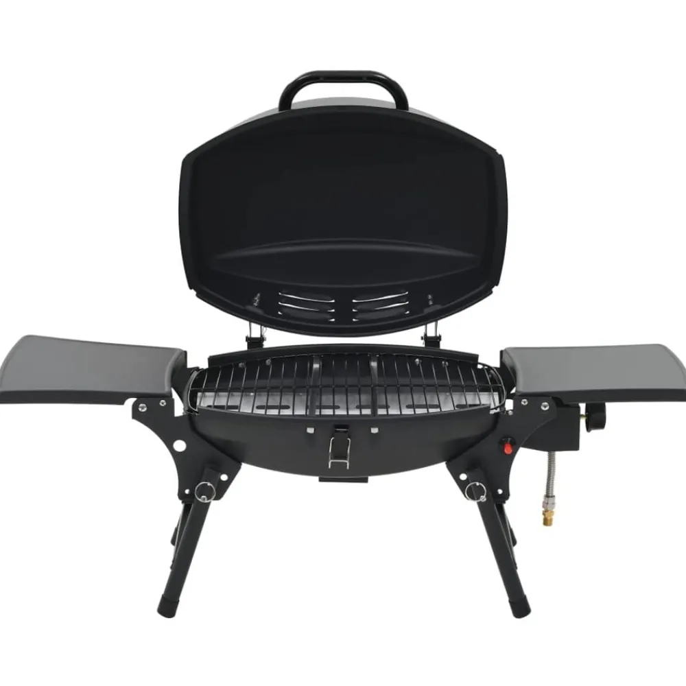 Gasbarbecue met kookzone zwart>vidaXL Online