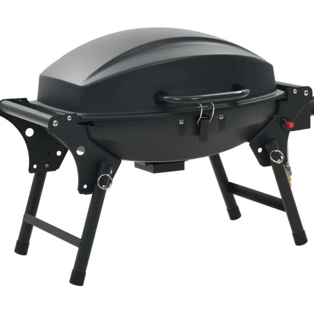 Gasbarbecue met kookzone zwart>vidaXL Online