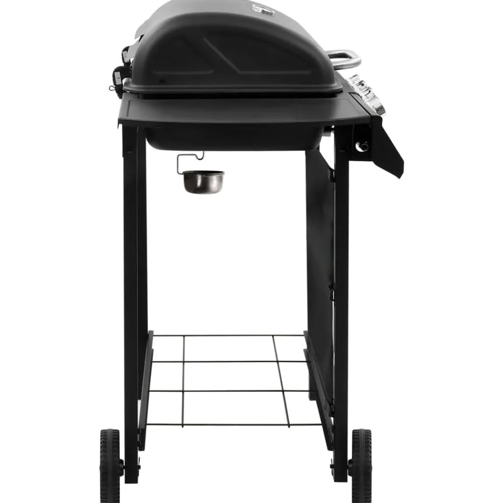 Keuken & Eetkamer*vidaXL Gasbarbecue-grill met 4 branders Zwart