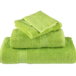 Linnengoed*vidaXL Gastendoek SOLUND 2 pcs 15 x 21 cm 550 gsm groen