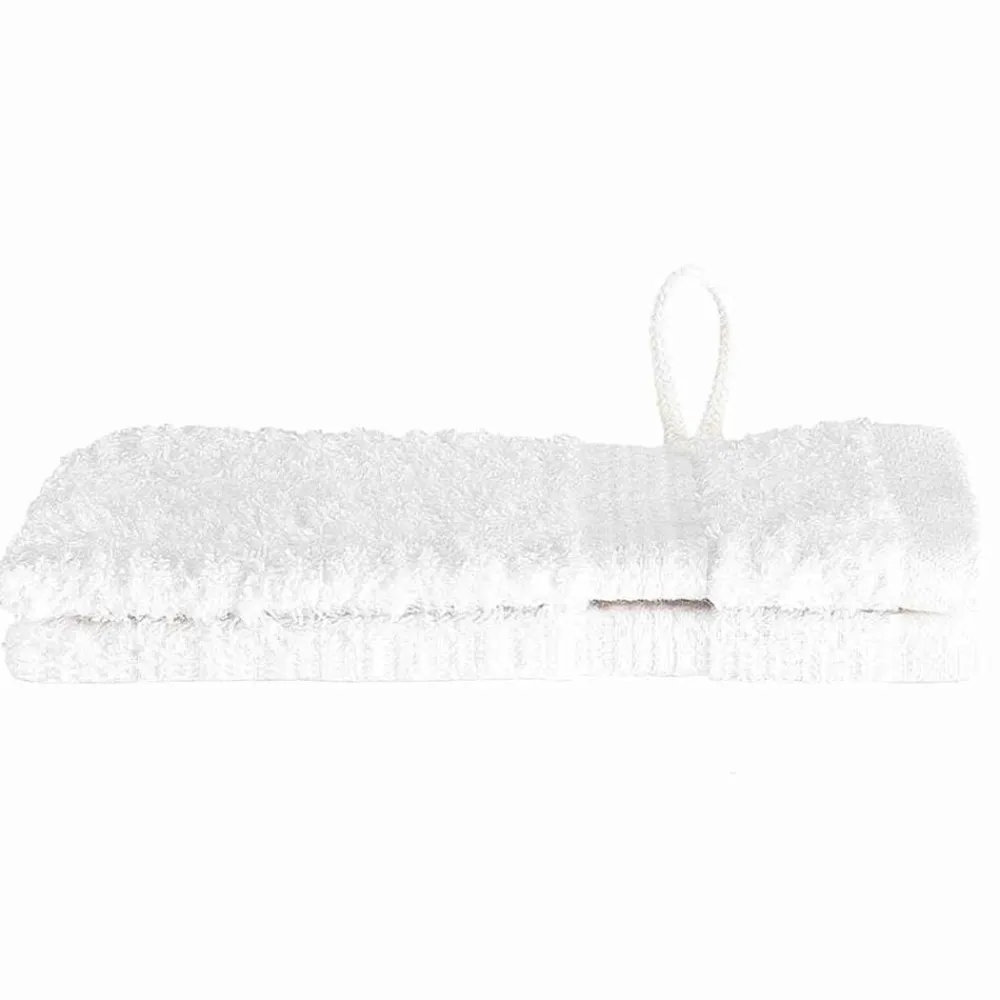 Linnengoed*vidaXL Gastendoek SOLUND 2 pcs 15 x 21 cm 550 gsm Wit