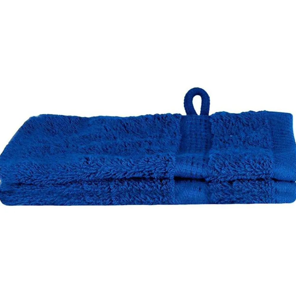 Linnengoed*vidaXL Gastendoek SOLUND 2 pcs 15 x 21 cm 550 gsm Blauw