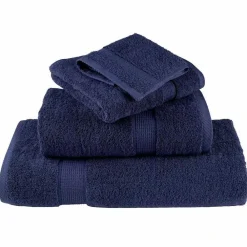 Linnengoed*vidaXL Gastendoek SOLUND 2 pcs 15 x 21 cm 550 gsm Marineblauw