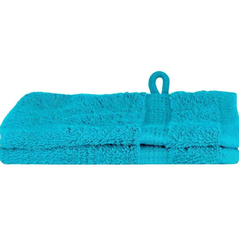 Linnengoed*vidaXL Gastendoek SOLUND 2 pcs 15 x 21 cm 550 gsm Turquoise