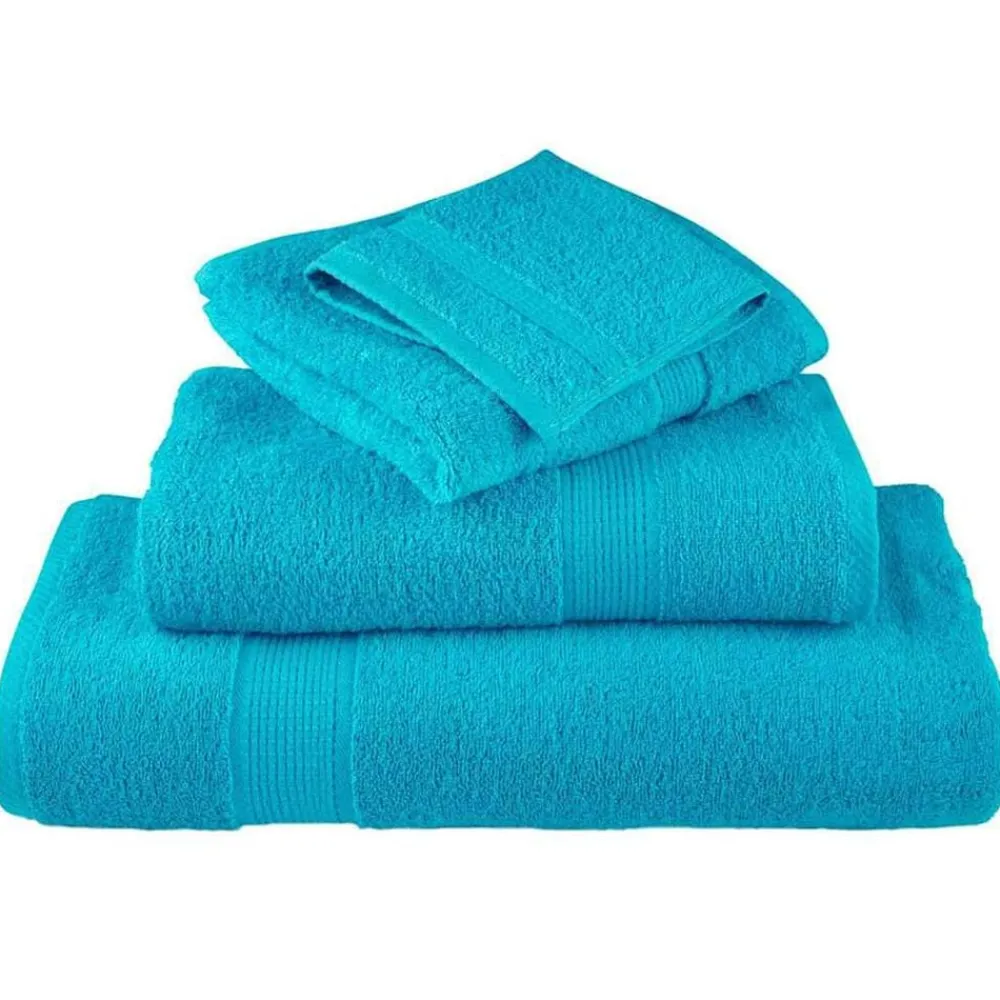 Linnengoed*vidaXL Gastendoek SOLUND 2 pcs 15 x 21 cm 550 gsm Turquoise