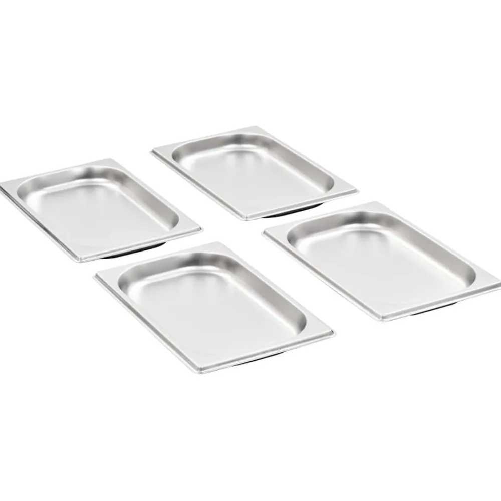 Keuken & Eetkamer*vidaXL Gastronormbakken 12 st GN 1/4 20 mm roestvrij staal