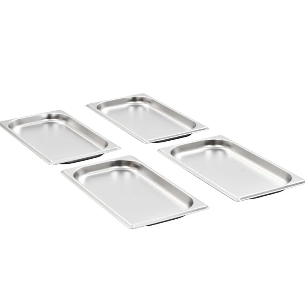Gastronormbakken 12 st GN 1/3 20 mm roestvrij staal>vidaXL Discount