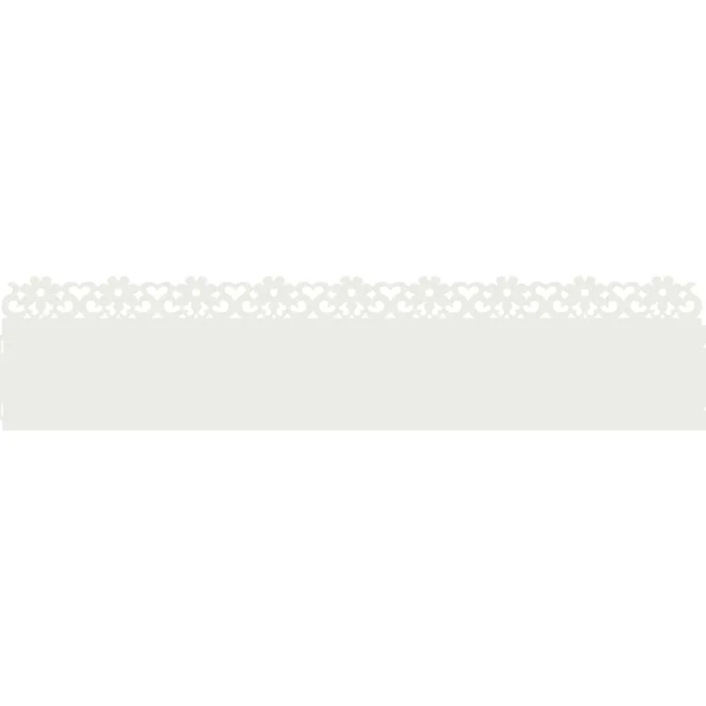 Tuinafscheidingen*vidaXL Gazonranden 10 pcs 103 x 0,05 x 22 cm Staal Wit