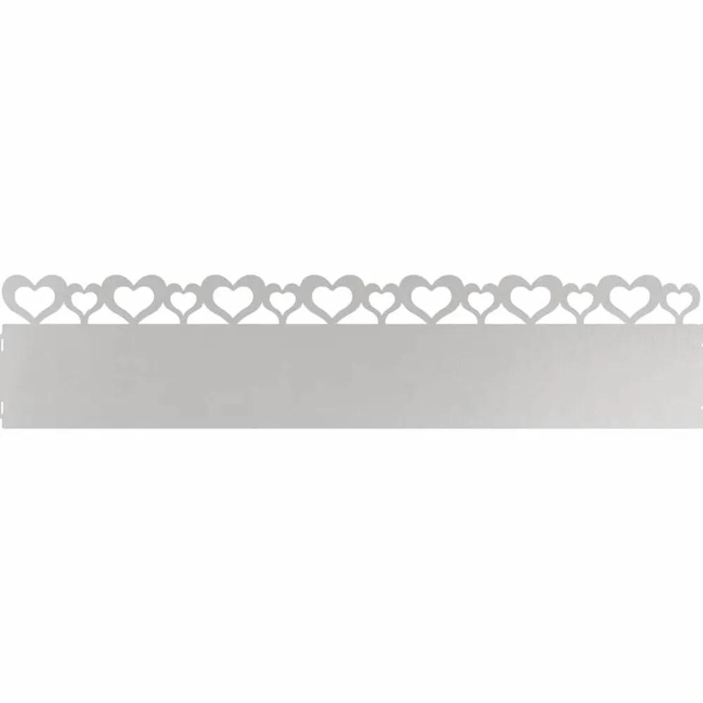 Gazonranden 10 pcs Zilver 103 x 0,05 x 22 cm>vidaXL New