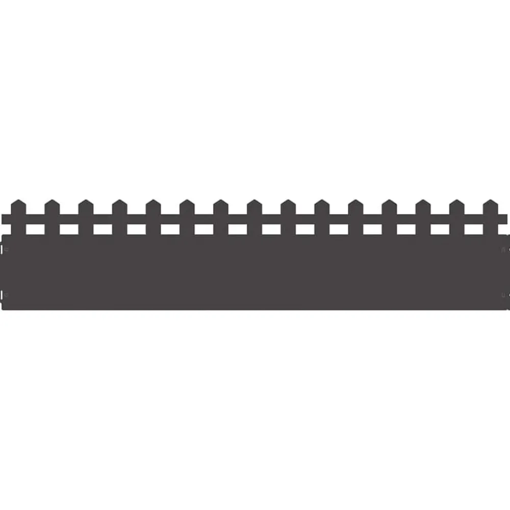 Gazonranden 10 pcs 103 x 0,05 x 22 cm Staal>vidaXL New