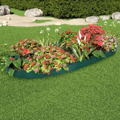 Tuinafscheidingen*vidaXL Gazonranden 10 st 65x15 cm PP groen
