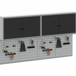 Gereedschapskast set met plank 6 pcs Gepoedercoat staal><noscript><img width=