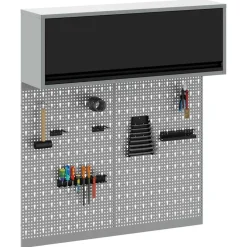Gereedschapskast set met plank 3 pcs Gepoedercoat staal><noscript><img width=