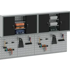 Gereedschapskast set met plank 6 pcs Gepoedercoat staal><noscript><img width=