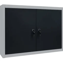 Gereedschapskast voor aan de wand metaal grijs en zwart>vidaXL Outlet