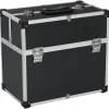 Gereedschapskoffer 38x22,5x34 cm aluminium zwart>vidaXL Outlet