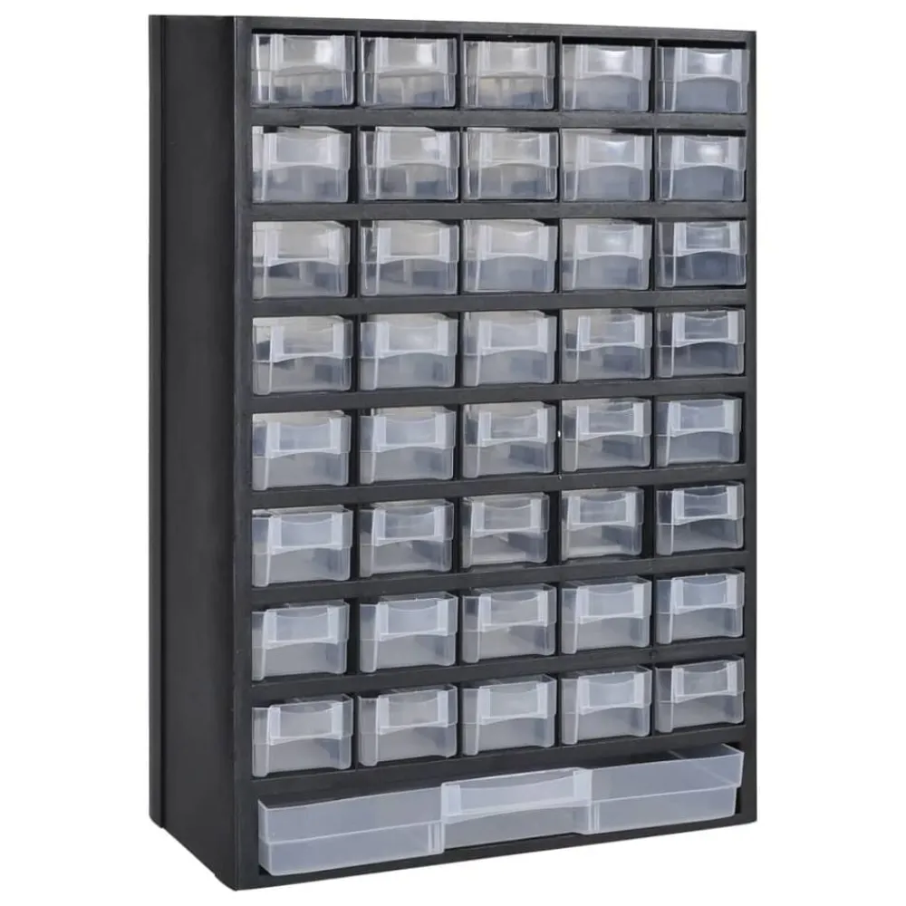 Gereedschapsorganizer met 41 lades kunststof 2 st>vidaXL New