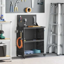 Gereedschapswagen 65 x 35 x 111 cm Koudgewalst staal>vidaXL Outlet