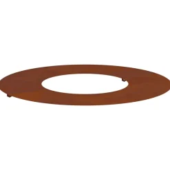 Tuin & Gazon*vidaXL geschikt voor platte boomring Bruin Ø30 / 60 cm Cortenstaal