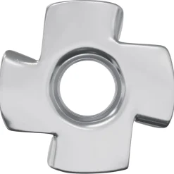 Gestanste T-moer 2 pcs Zilver M6 mm Staal><noscript><img width=