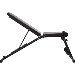 Gewichtbank Zwart 131 x 41 x 110 cm Gepoedercoat staal><noscript><img width=