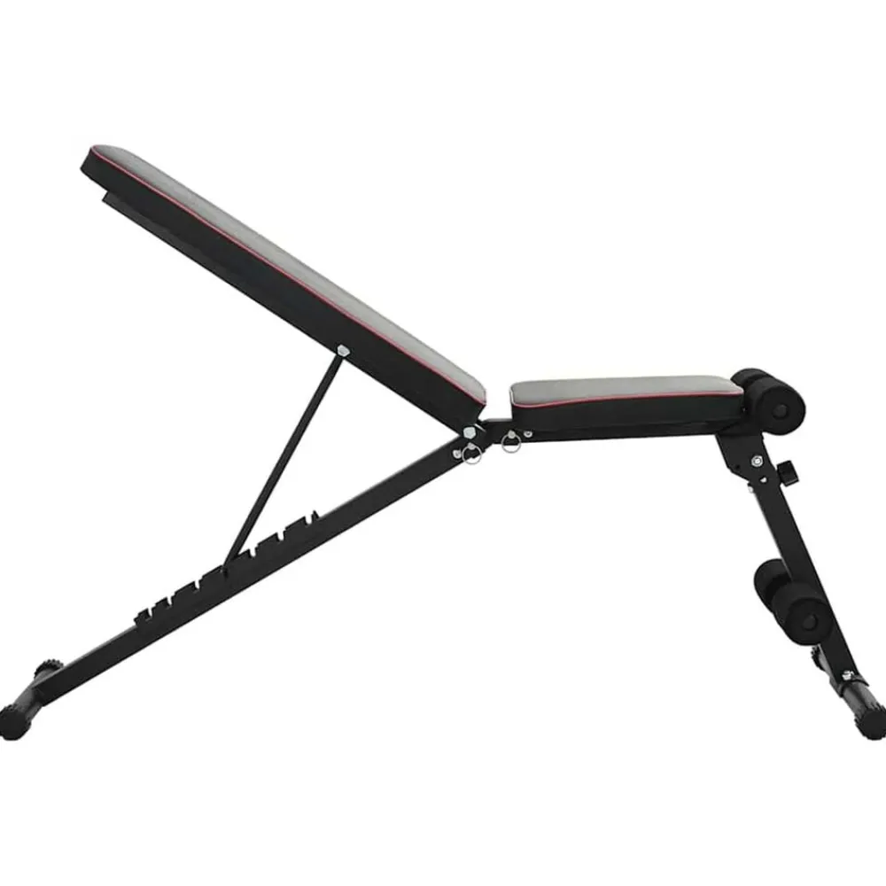 Gewichtbank Zwart 131 x 41 x 110 cm Gepoedercoat staal>vidaXL Online