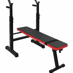 Gewichtbank Zwart 126.5 x 67 x 111 cm Gepoedercoat staal>vidaXL Best