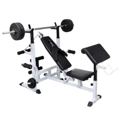 Fitness*vidaXL Gewichtenbank