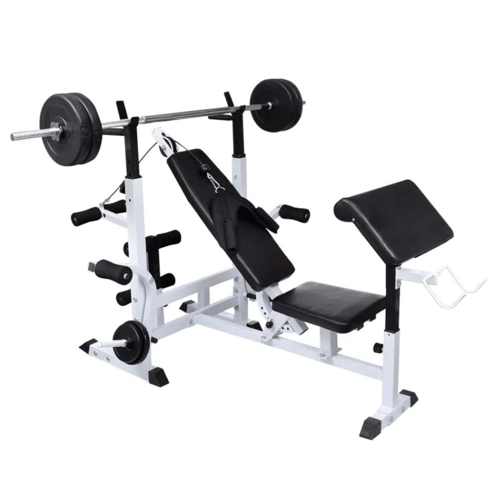 Fitness*vidaXL Gewichtenbank