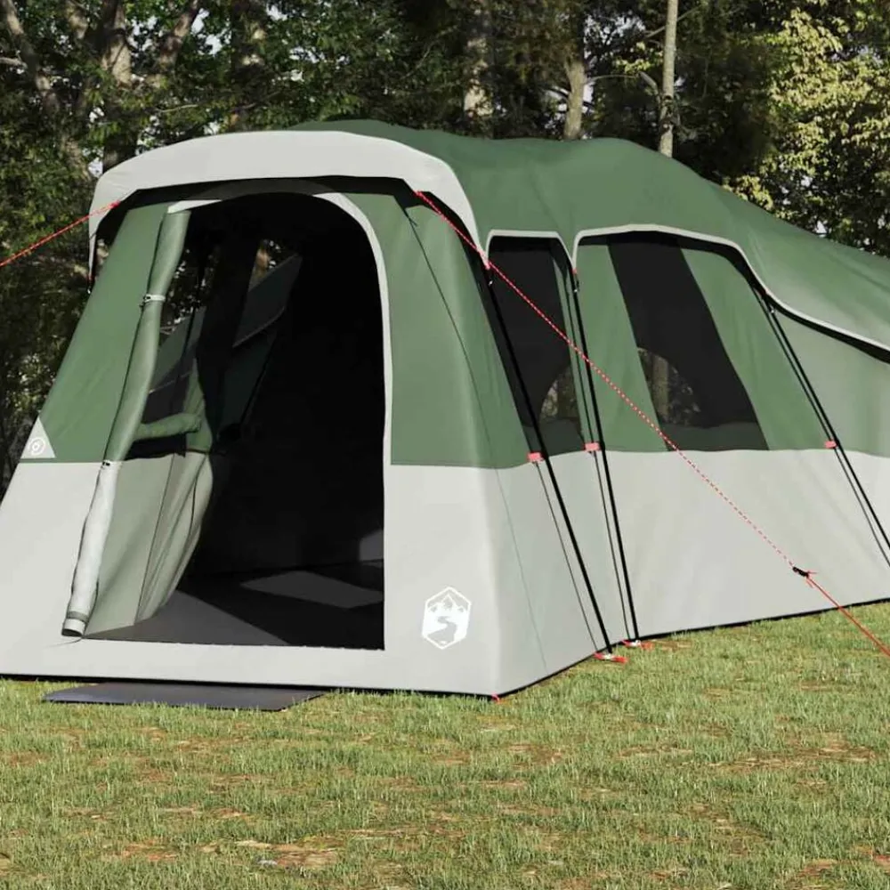 Gezinstent met dak met opslag 762 x 655 x 218 cm taft>vidaXL Outlet