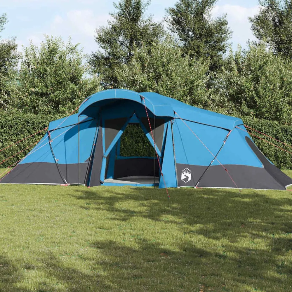 Gezinstent met dak en Grijs 721 x 335 x 212 cm>vidaXL Best