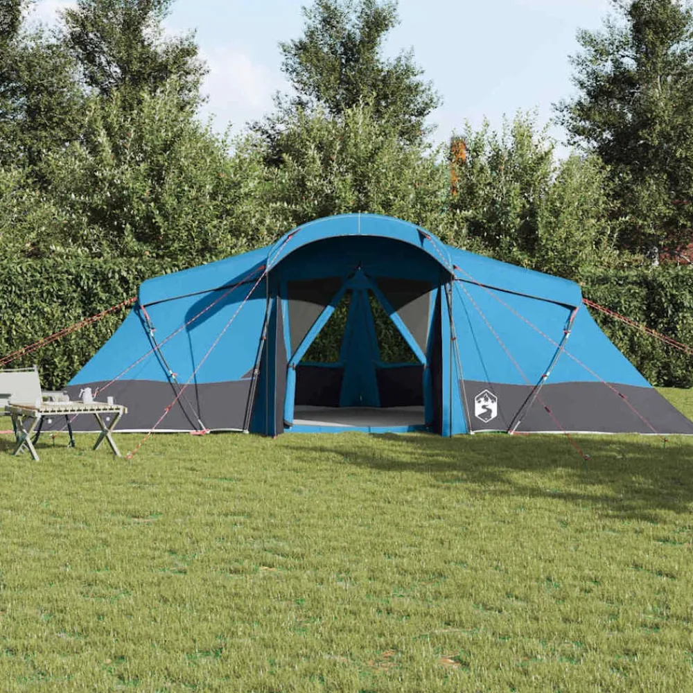 Gezinstent met dak en Grijs 721 x 335 x 212 cm>vidaXL Best