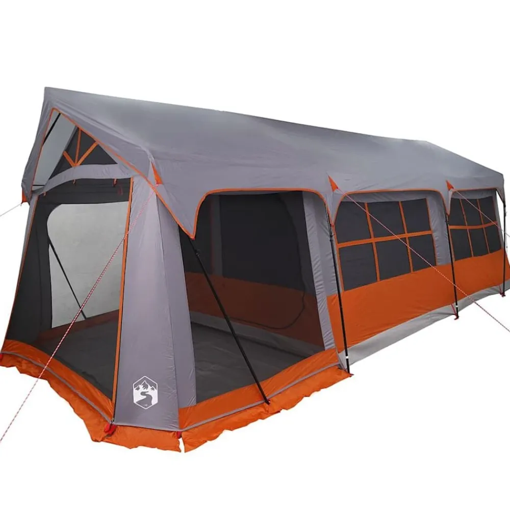 Gezinstent met dak 620 x 322 x 240 cm Polyester>vidaXL Clearance