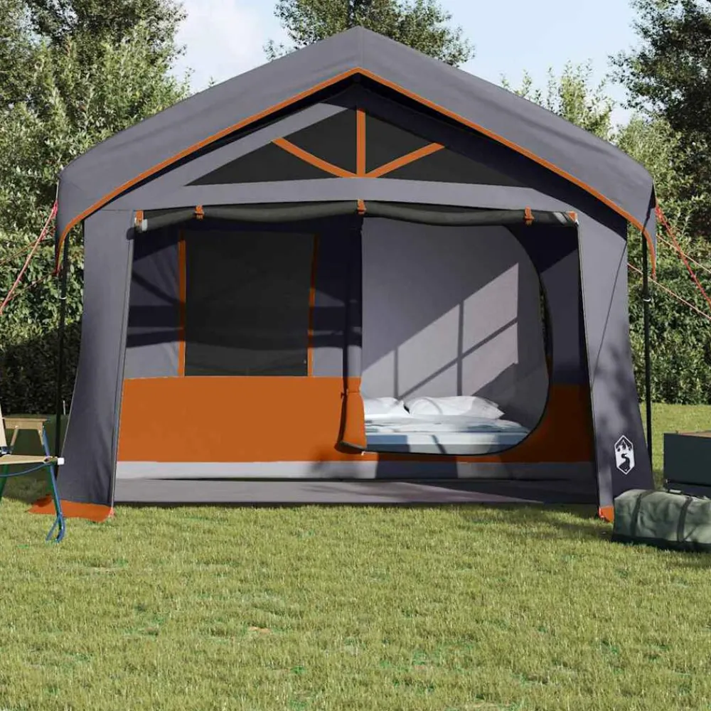 Gezinstent met dak 620 x 322 x 240 cm Polyester>vidaXL Clearance