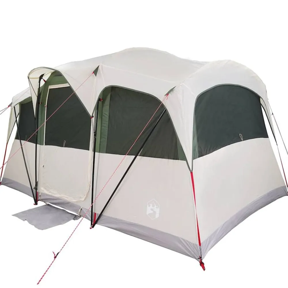 Gezinstent Wit en 435 x 255 x 216 cm Polyester en staal>vidaXL Best