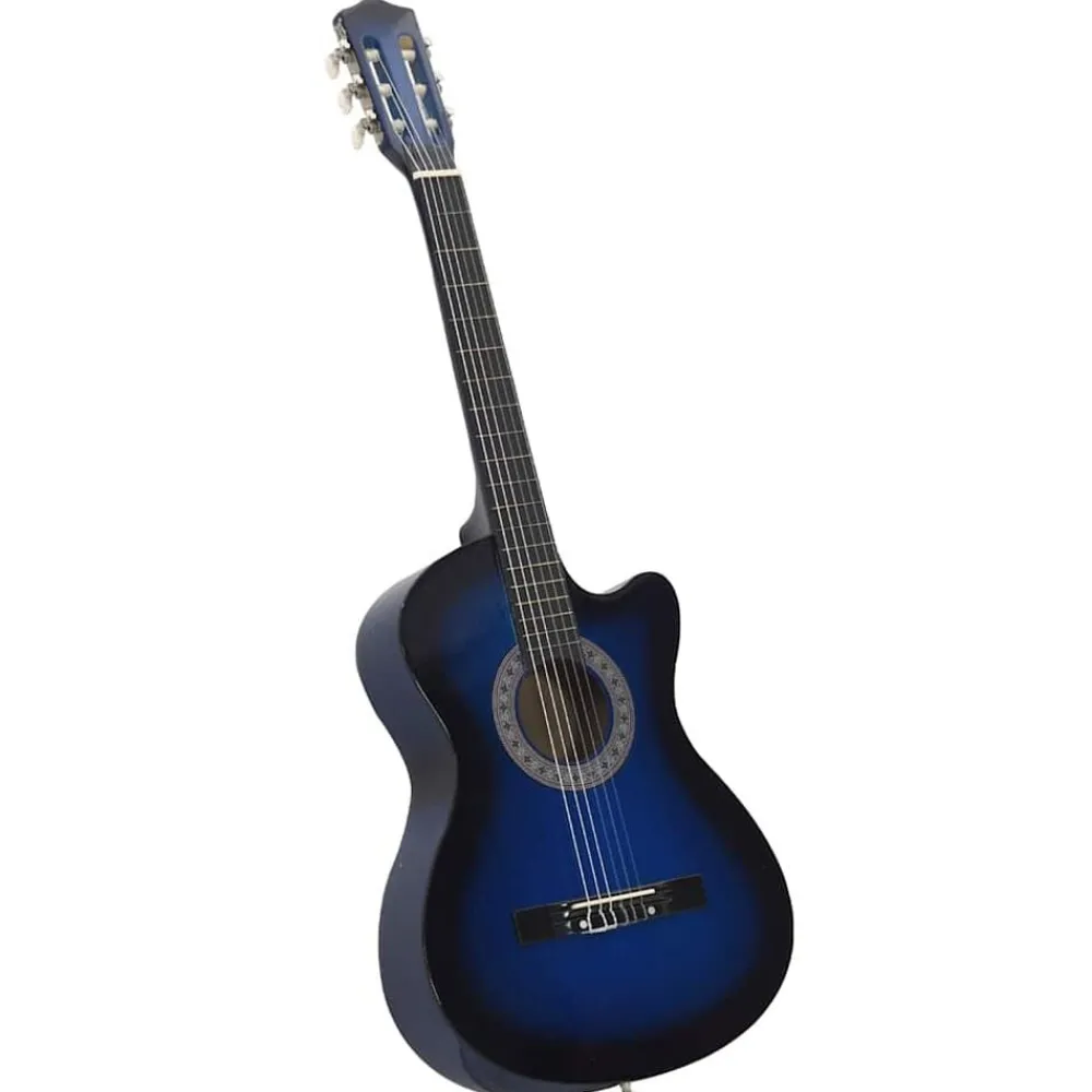 Gitaar cutaway met 6 snaren western klassiek 38" getint>vidaXL