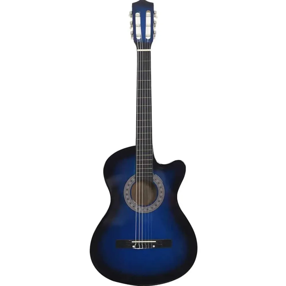 Gitaar cutaway met 6 snaren western klassiek 38" getint>vidaXL