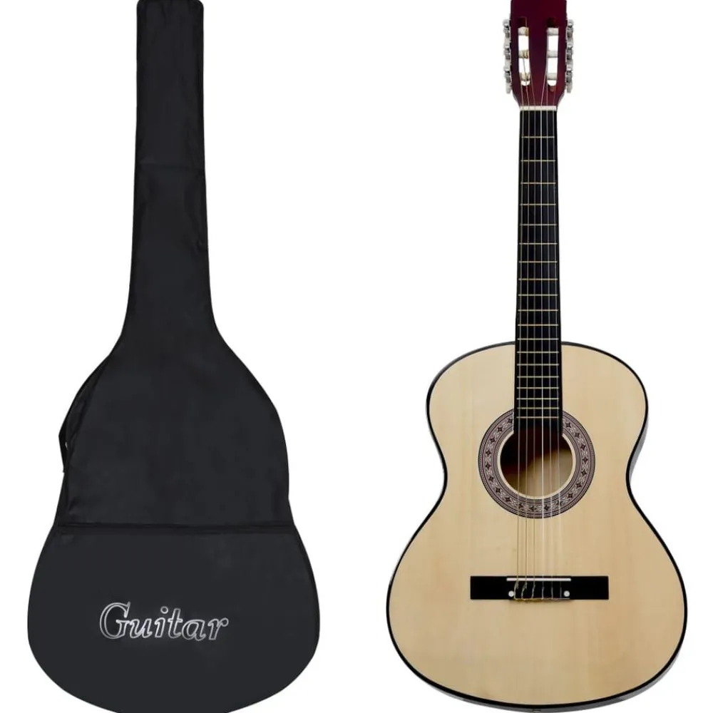 Gitaar klassiek beginner met tas 4/4 39">vidaXL New
