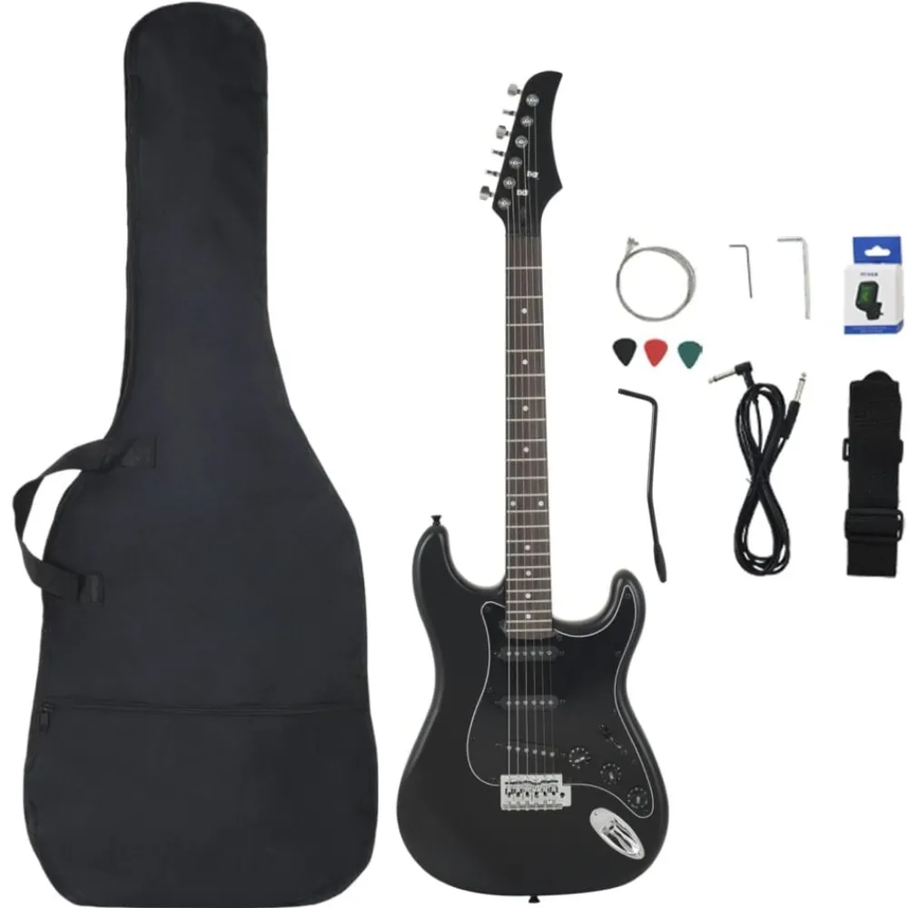 Gitaar voor beginners elektrisch met tas 4/4 39">vidaXL New