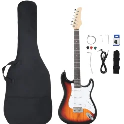 Gitaar voor beginners elektrisch met tas 4/4 39">vidaXL Clearance