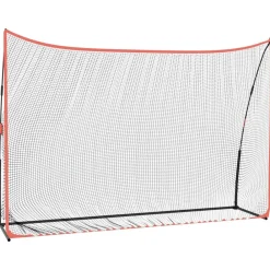 Golftrainingsnet 305x91x213 cm polyester zwart en rood>vidaXL Hot