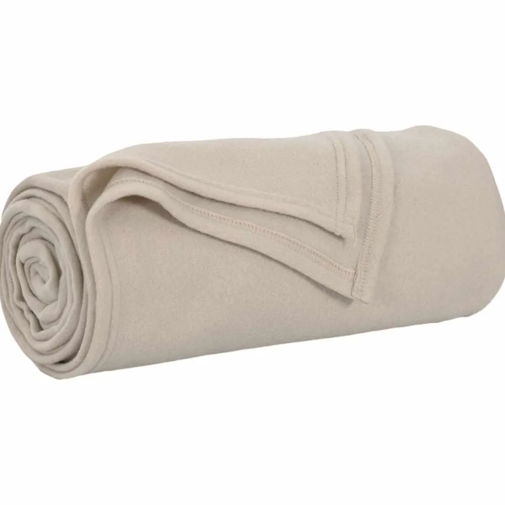 Linnengoed*vidaXL Gooi Deken 170 x 130 cm Fleece Beige