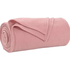 Linnengoed*vidaXL Gooi Deken 170 x 130 cm Fleece Roze