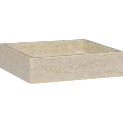 Gootsteen 40x40x10 cm marmer crèmekleurig>vidaXL Online