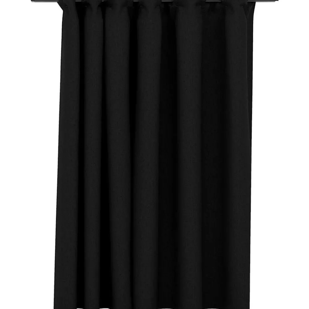 Woon- & Tuinaccessoires*vidaXL Gordijn linnen-look verduisterend haken 290x245 cm Antraciet